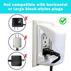 Side profile of Little Chicks childproof outlet cover