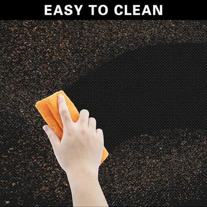 Waterproof Pet Playpen Mats for Bunny, 2 Packs Plastic Floor Mat 59 x 39 in, Reusable Black Cage Liner for Hamsters, Ferrets, Guinea Pig, Rabbits and Other Small Animals - Image 4