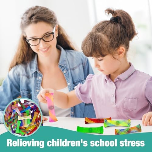 Assorted sensory regulation tools for ADHD and autism displayed on a clean background.