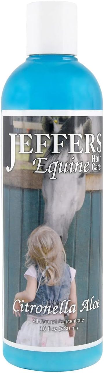 Jeffers Equine Antibacterial & Antifungal Medicated Horse Shampoo 16 Oz - Gentle Coconut Oil Based Grooming Shampoo for Horses, Daily Bathing, Show Prep, Trail, Stable, Coat & Skin Care - Image 12