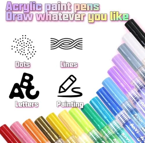 Colayerist nail art pens set displaying 16 vibrant color markers
