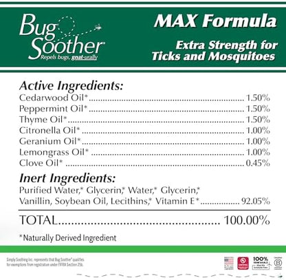Bug Soother Max 2 pack outdoor insect protection bottles