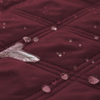Underneath view showing the anti slip paw print backing of the Ameritex furniture cover