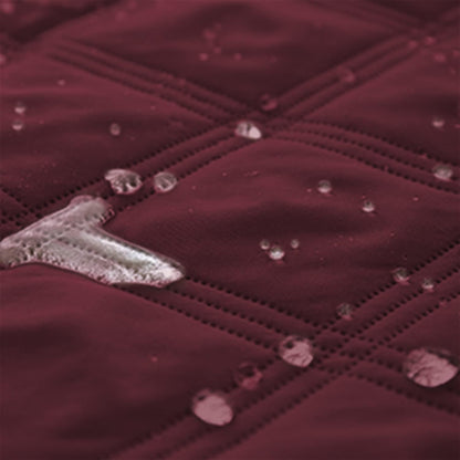 Underneath view showing the anti slip paw print backing of the Ameritex furniture cover