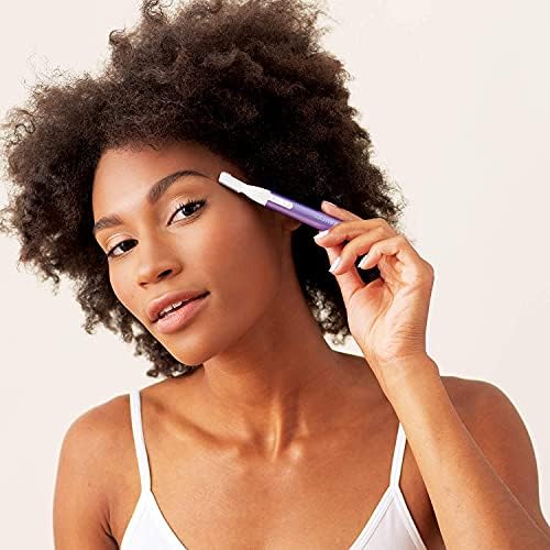 Plum Beauty painless personal trimmer package highlighting the battery operated design.