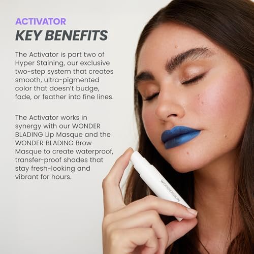 Wonderskin long wearing waterproof lip activator spray bottle close up
