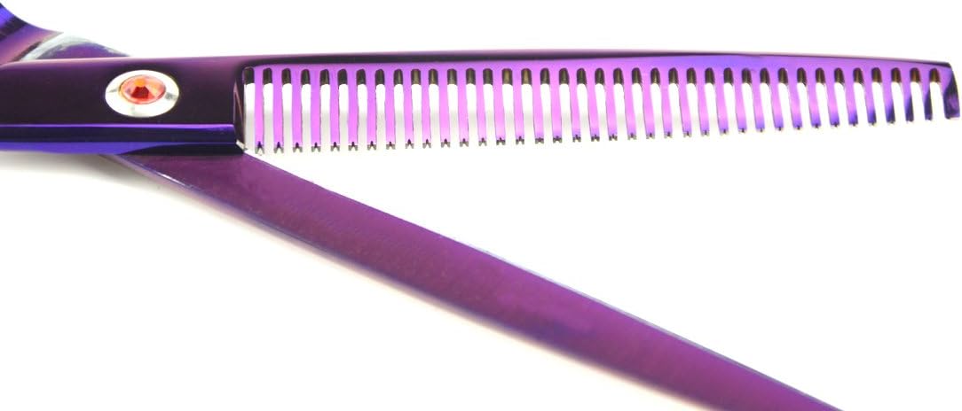 Grooming scissors kit with comb and protective storage case