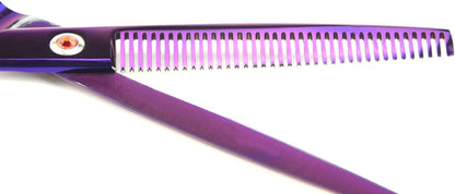 Grooming scissors kit with comb and protective storage case