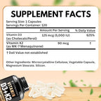 Vitboost Vitamin D3 K2 complex lifestyle wellness presentation
