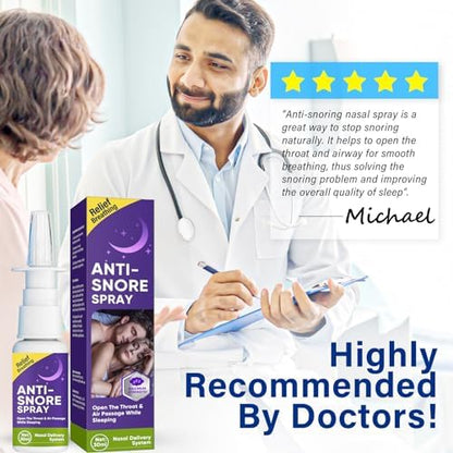 Asomooh fast acting snore stopper drops for nighttime relief