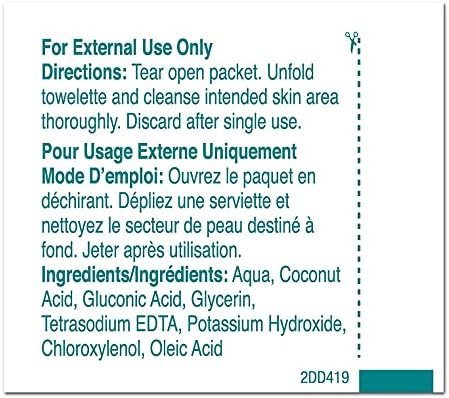 Authentic USA imported PDI cleansing wipes for sensitive skin care in India.