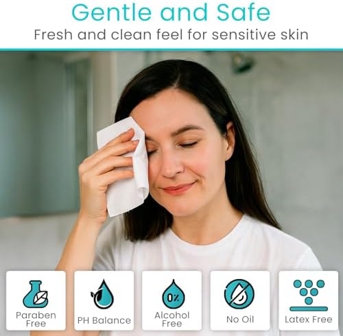 Vive hypoallergenic no rinse adult body wipes close up label details