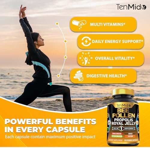Tenmido non-GMO royal jelly and Panax ginseng dietary supplement for men and women.