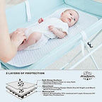 BlueSnail changing pad liners pack of three laid flat
