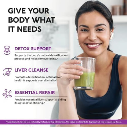 Clean Nutraceuticals Liver Repair bottle label demonstrating non-GMO and vegan product certifications
