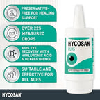 Hyco San Hycosan Plus 7.5ml bottle showing COMOD delivery system pump