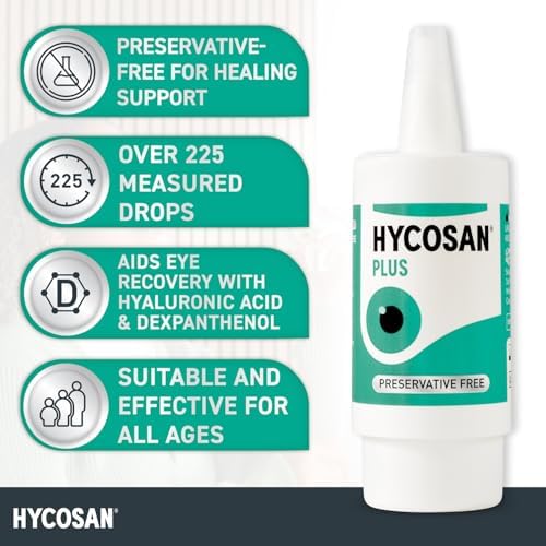 Hyco San Hycosan Plus 7.5ml bottle showing COMOD delivery system pump
