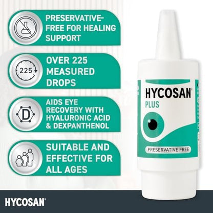 Hyco San Hycosan Plus 7.5ml bottle showing COMOD delivery system pump