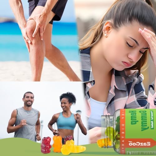 Hooloo eazgoo hemp gummies lifestyle packaging view