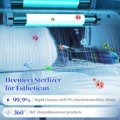 Side profile of Heemeei 12L UV ozone sterilizer box