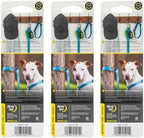 Nite Ize SlideLock Pet S-Biner hanging a pet leash securely on a home storage wall hook.