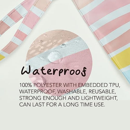 Fokongna waterproof toiletry bag interior fabric view