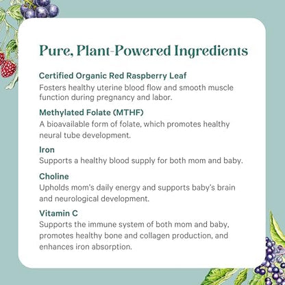 Pure Synergy PureNatal vegan prenatal bottle side view