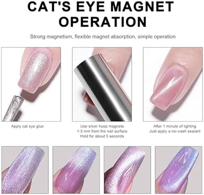 Selection of professional magnetic nail art tools