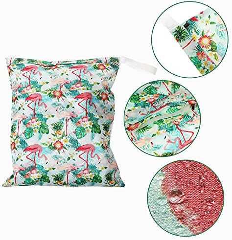 Frienda washable diaper bag featuring Hawaii print pattern