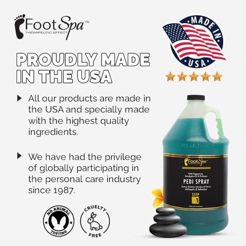FootSpa Pedi Spray liquid texture and cooling aromatherapy benefits