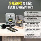 Rugged tin box packaging for MindMint affirmation cards