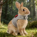 Aiitle kitten mesh harness highlighting the anti escape widened magic tape design