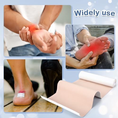 Professional grade moleskin padding for hikers and athletes skin protection.