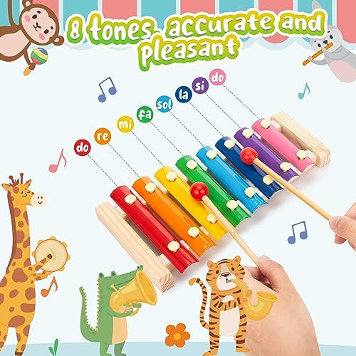 LovesTown early development musical toy unboxed demonstrating sturdy assembly and clean craftsmanship.