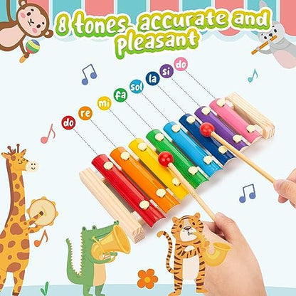 LovesTown early development musical toy unboxed demonstrating sturdy assembly and clean craftsmanship.