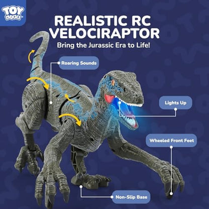Steam Life RC dinosaur with glowing blue LED mouth