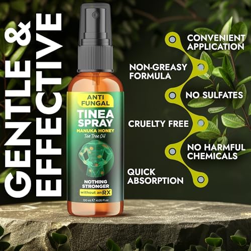 Terramed Just Think Comfort body spray with Manuka Honey and Tea Tree Oil for jock itch