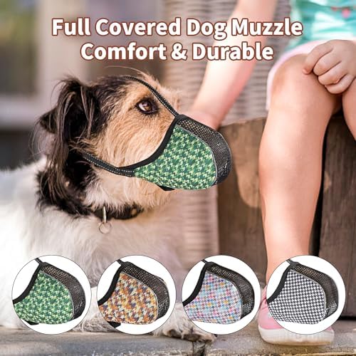 Joypaws dog muzzle demonstrating semi-enclosed design