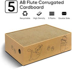 AGYM large size cat scratch pad protecting living room sofa and home furniture from sharp kitten claws.