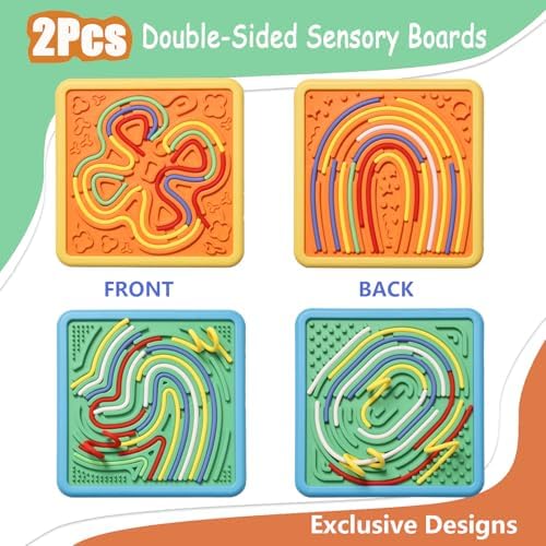 Children using HAPATOYS quiet fidget board for fine motor skills development