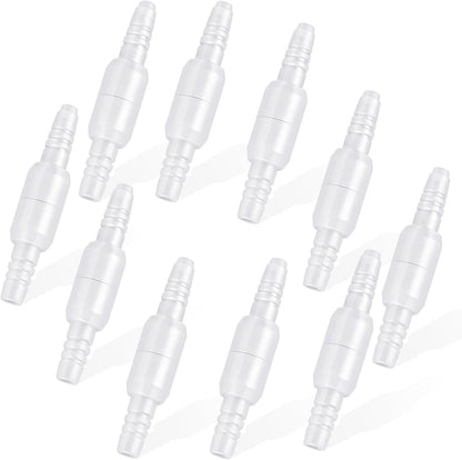 YONCOZY Oxygen Tubing Swivel Connector 10-pack front view for medical oxygen therapy.