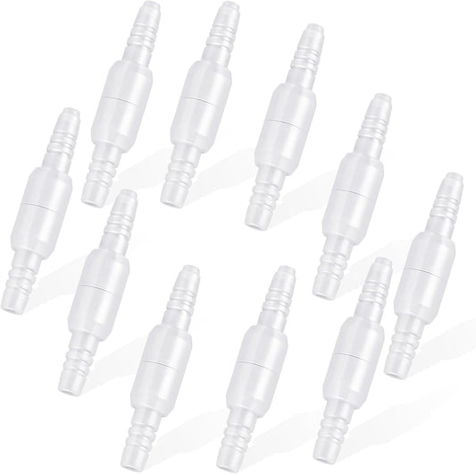 YONCOZY Oxygen Tubing Swivel Connector 10-pack front view for medical oxygen therapy.