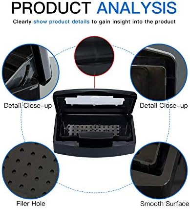 Aifeiter professional manicure tool tray open view