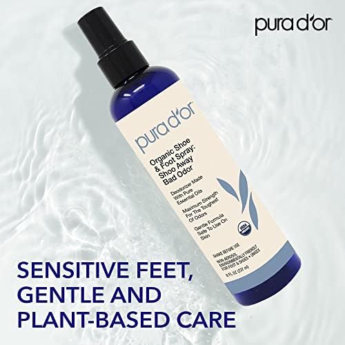 Imported PURA D'OR deodorizing spray for feet and footwear