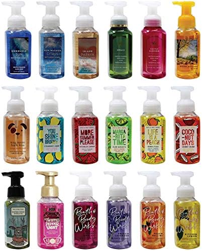 Close up shot of the luxurious foaming lather from the Bath And Body Works imported hand wash collection.