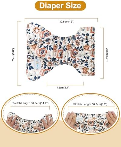 Babygoal newborn diaper adjustable snap buttons detail
