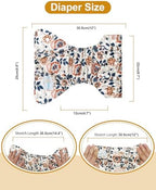 Babygoal newborn diaper adjustable snap buttons detail