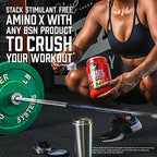 BSN BCAA powder safety seal and lid close-up