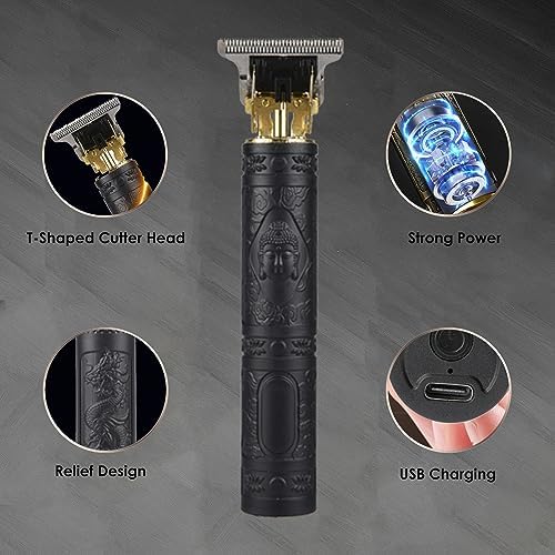 Soieho beard trimmer showing the universal USB charging port configuration for travel convenience.