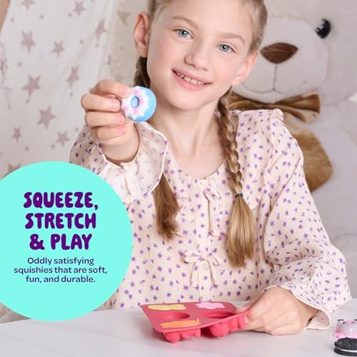 Clear protective squeeze bags used for storing and squeezing finished handmade squishy toys.